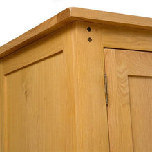 Load image into Gallery viewer, OAKLAND RUSTIC OAK New Four Door Wardrobe Quality Furniture Clearance Ltd
