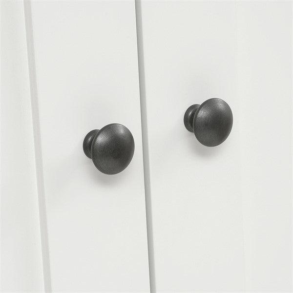 WILMSLOW PALE GREY Double Wardrobe with Drawers Quality Furniture Clearance Ltd