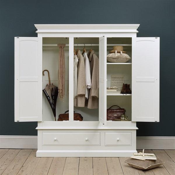 Burford Ivory Triple Wardrobe furniture delivered 