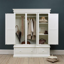 Load image into Gallery viewer, Burford Ivory Triple Wardrobe furniture delivered 
