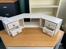 Load image into Gallery viewer, Warm White Corner Desk with Topper - furniture delivered 
