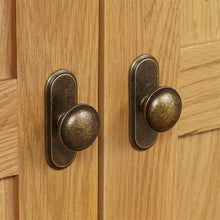 Load image into Gallery viewer, OAKLAND RUSTIC OAK New Four Door Wardrobe Quality Furniture Clearance Ltd
