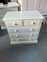 Load image into Gallery viewer, Pensham Pure White Petite 2+3 Chest of Drawers furniture delivered 
