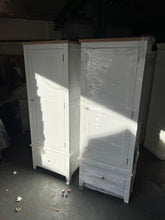 Load image into Gallery viewer, Chester Pure White Single Wardrobe Quality Furniture Clearance Ltd
