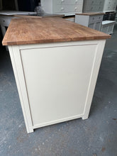 Load image into Gallery viewer, Portobello Cream Breakfast Bar Island with Stools furniture delivered 
