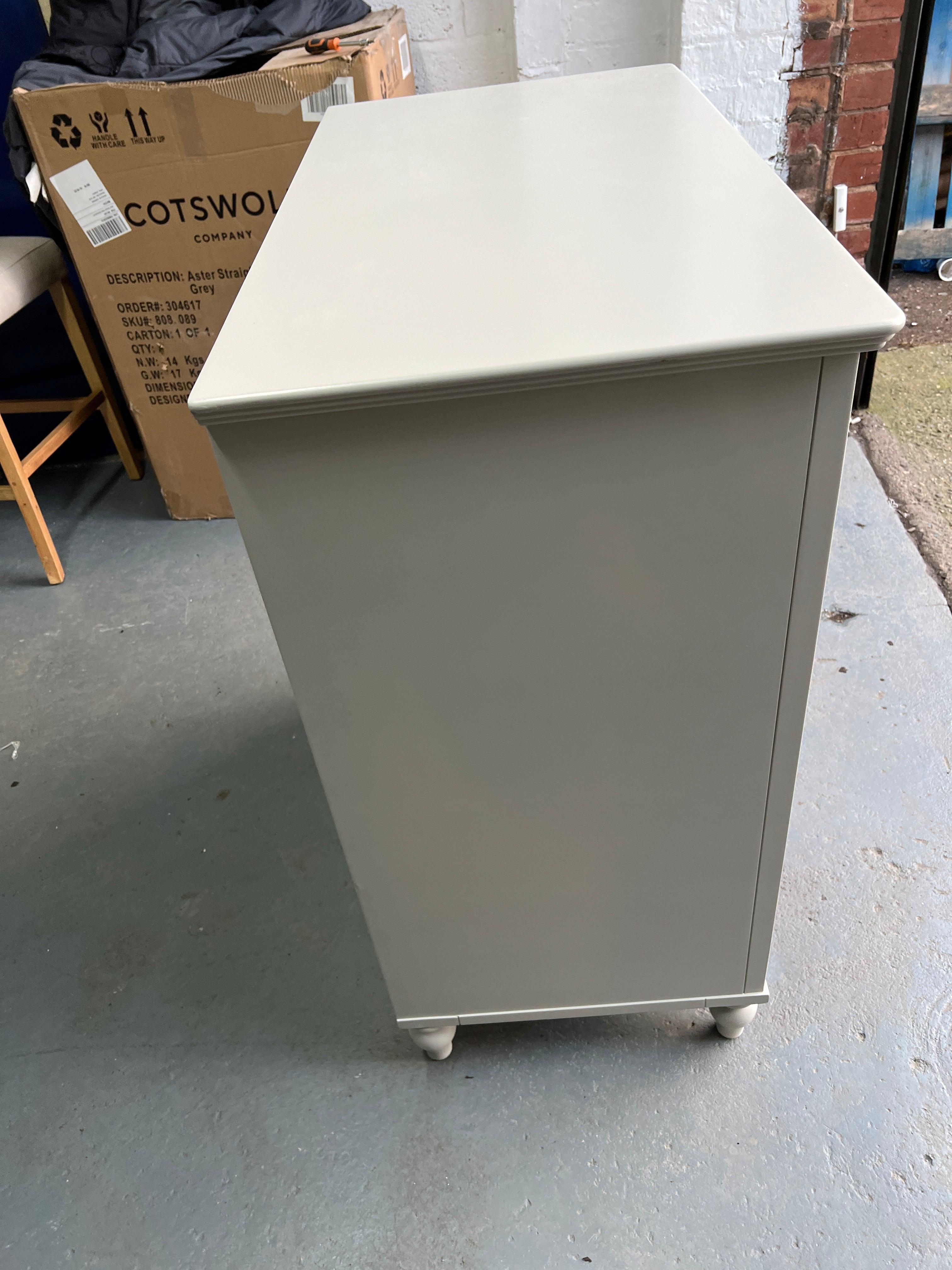 Wilmslow Pale Grey 3 Drawer Chest furniture delivered 