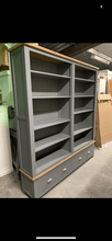 Load image into Gallery viewer, Sussex Storm Grey Grand Bookcase Quality Furniture Clearance Ltd
