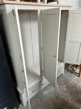 Load image into Gallery viewer, Chester Stone Triple Wardrobe furniture delivered
