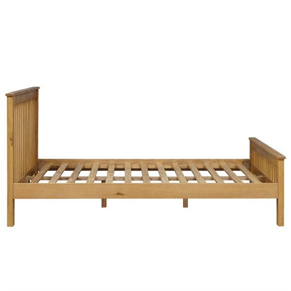 Oakland Rustic Oak New 4ft 6" Double Bed Quality Furniture Clearance Ltd