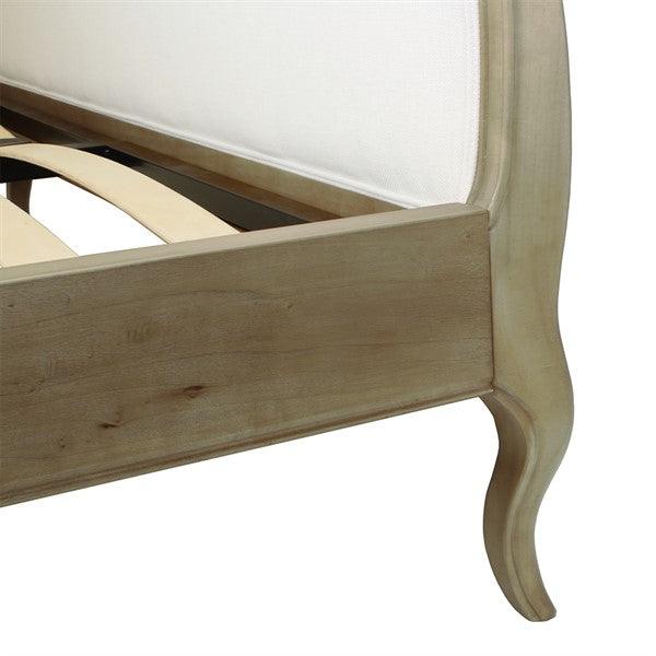 STANTON Super Kingsize Upholstered Bed - Smoked Quality Furniture Clearance Ltd