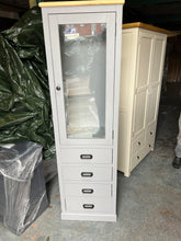 Load image into Gallery viewer, PAINSWICK STORM GREY Narrow Farmhouse Larder Quality Furniture Clearance Ltd
