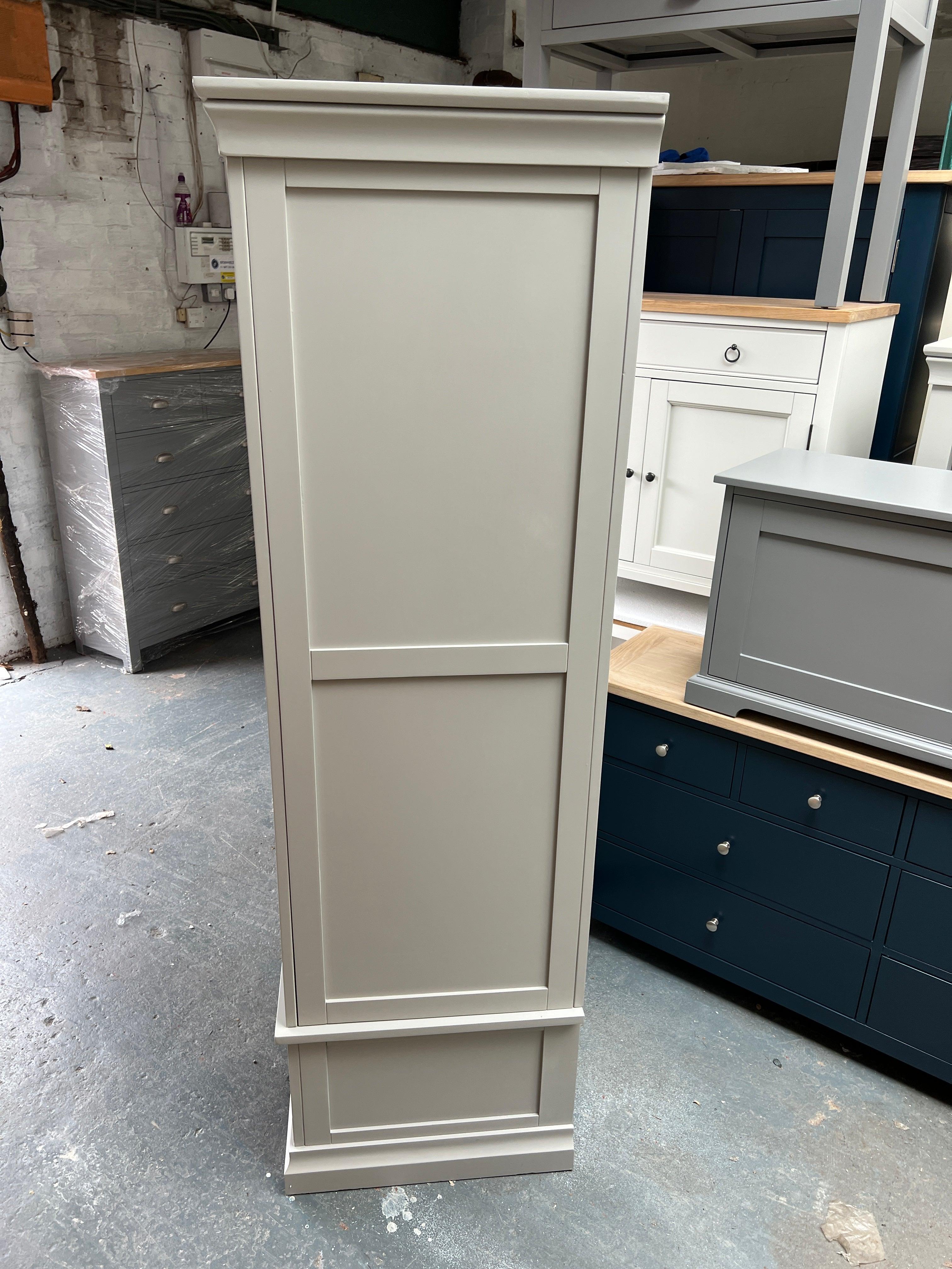 Chantilly Pebble Grey Double Wardrobe furniture delivered