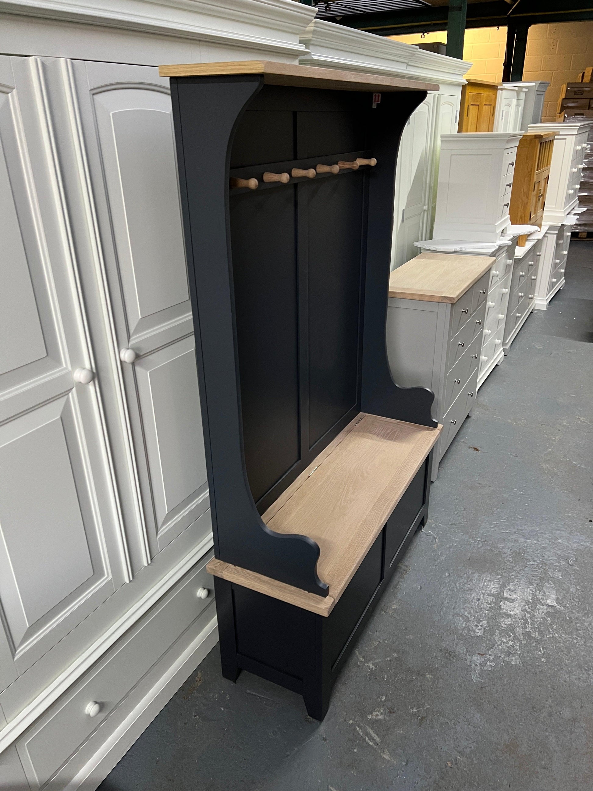 Chester Charcoal Hallway Tidy furniture delivered 