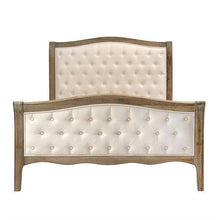 Load image into Gallery viewer, Camille Limewash Oak Buttoned 5ft Kingsize Bed Quality Furniture Clearance Ltd
