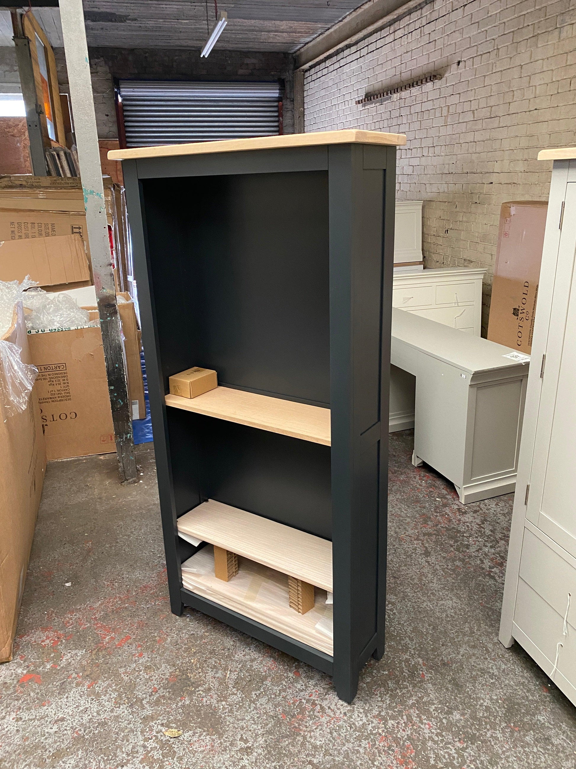Charcoal Large Bookcase furniture delivered 