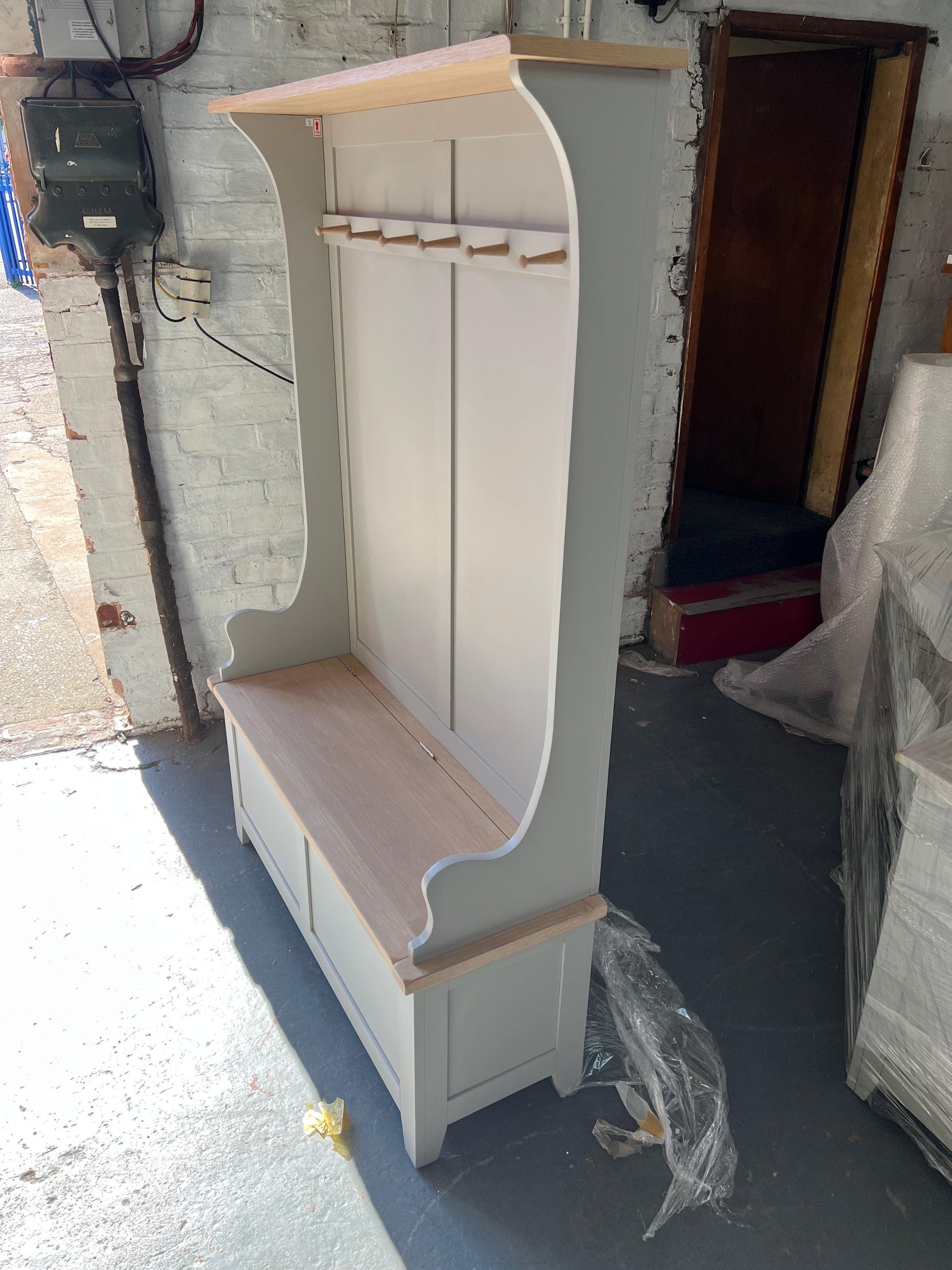 Chester Dove Grey Hallway Tidy Quality Furniture Clearance Ltd