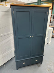 Westcote Inky Blue Double Wardrobe furniture delivered 