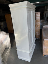 Load image into Gallery viewer, Burford Ivory Double Wardrobe with Drawer furniture delivered 
