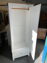 Load image into Gallery viewer, Chester Pure White Single Wardrobe Quality Furniture Clearance Ltd
