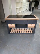 Load image into Gallery viewer, Chester Charcoal Kitchen Island furniture delivered
