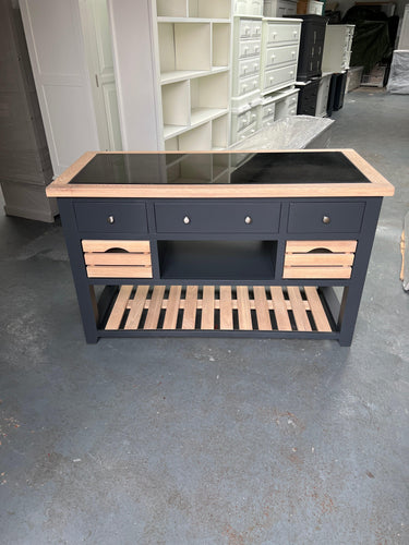 Chester Charcoal Kitchen Island furniture delivered