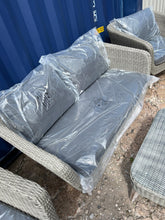 Load image into Gallery viewer, Rattan Cerney 4 Piece Lounge Set - Grey Quality Furniture Clearance Ltd
