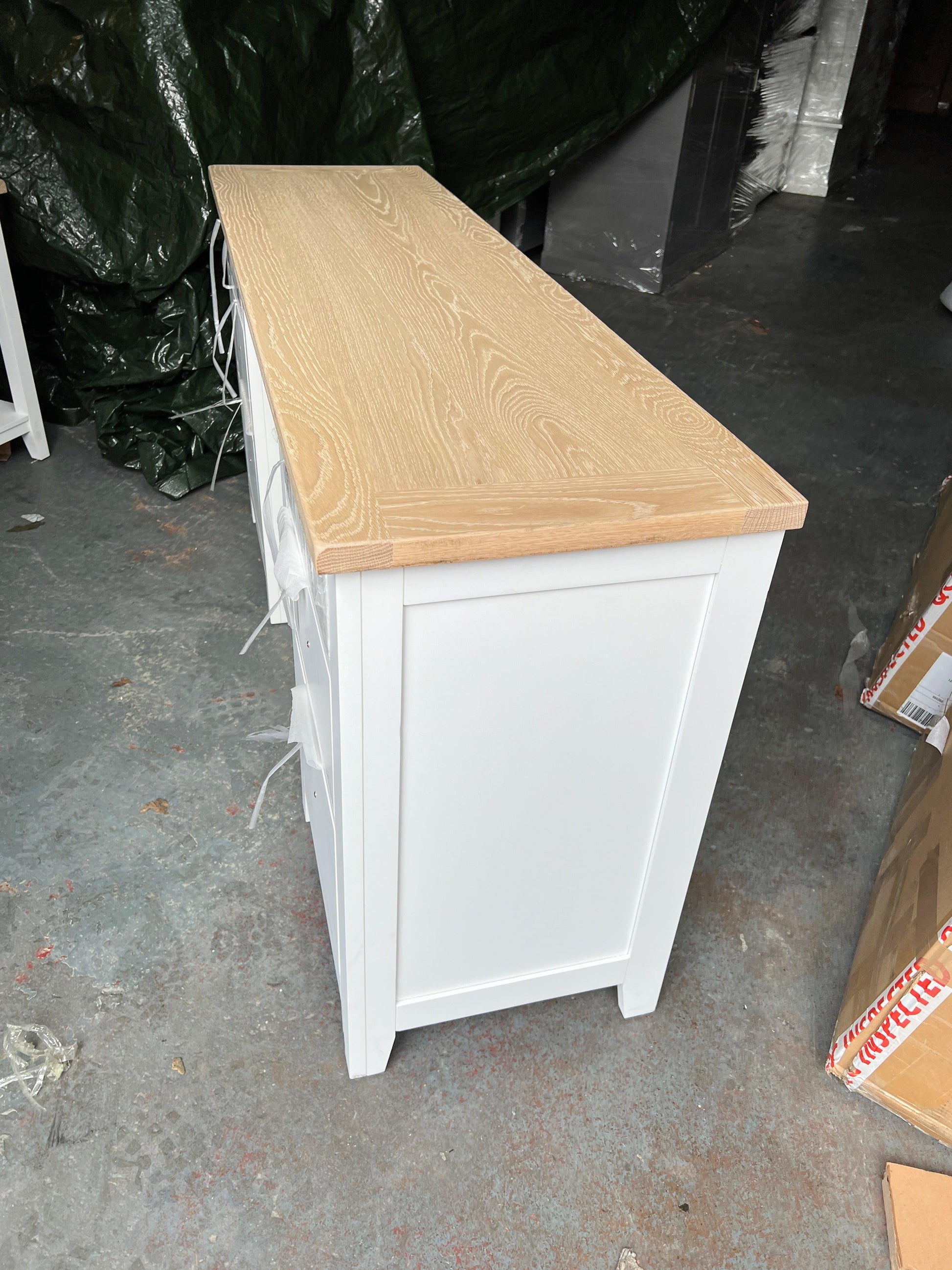 CHESTER PURE WHITE Dressing Table Quality Furniture Clearance Ltd