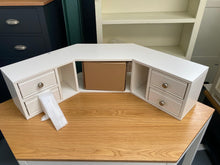 Load image into Gallery viewer, Warm White Corner Desk with Topper - furniture delivered 
