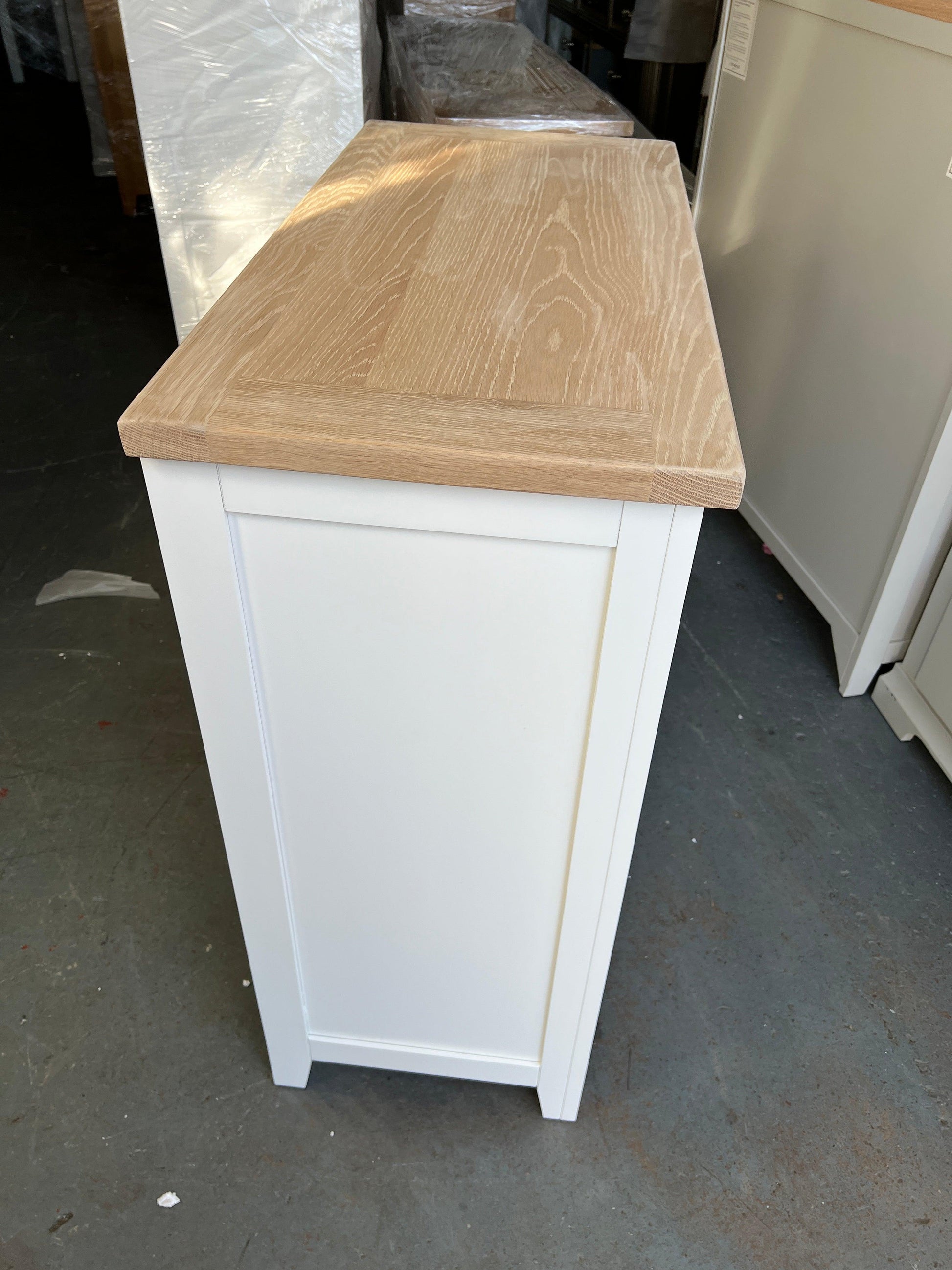 Chester Pure White 2+3 Chest of Drawers Quality Furniture Clearance Ltd