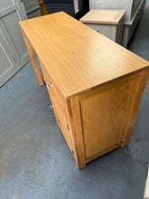 Load image into Gallery viewer, Chalford Oak Single Pedestal Desk furniture delivered 

