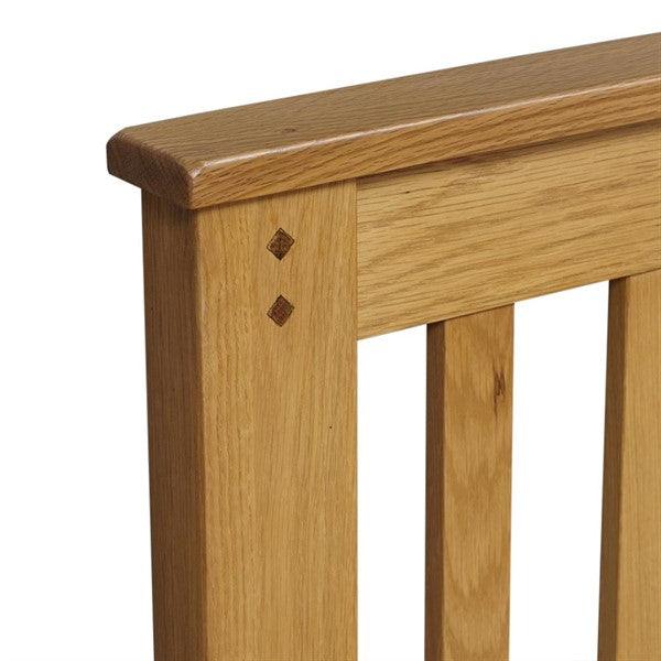 Oakland Rustic Oak New 4ft 6" Double Bed Quality Furniture Clearance Ltd