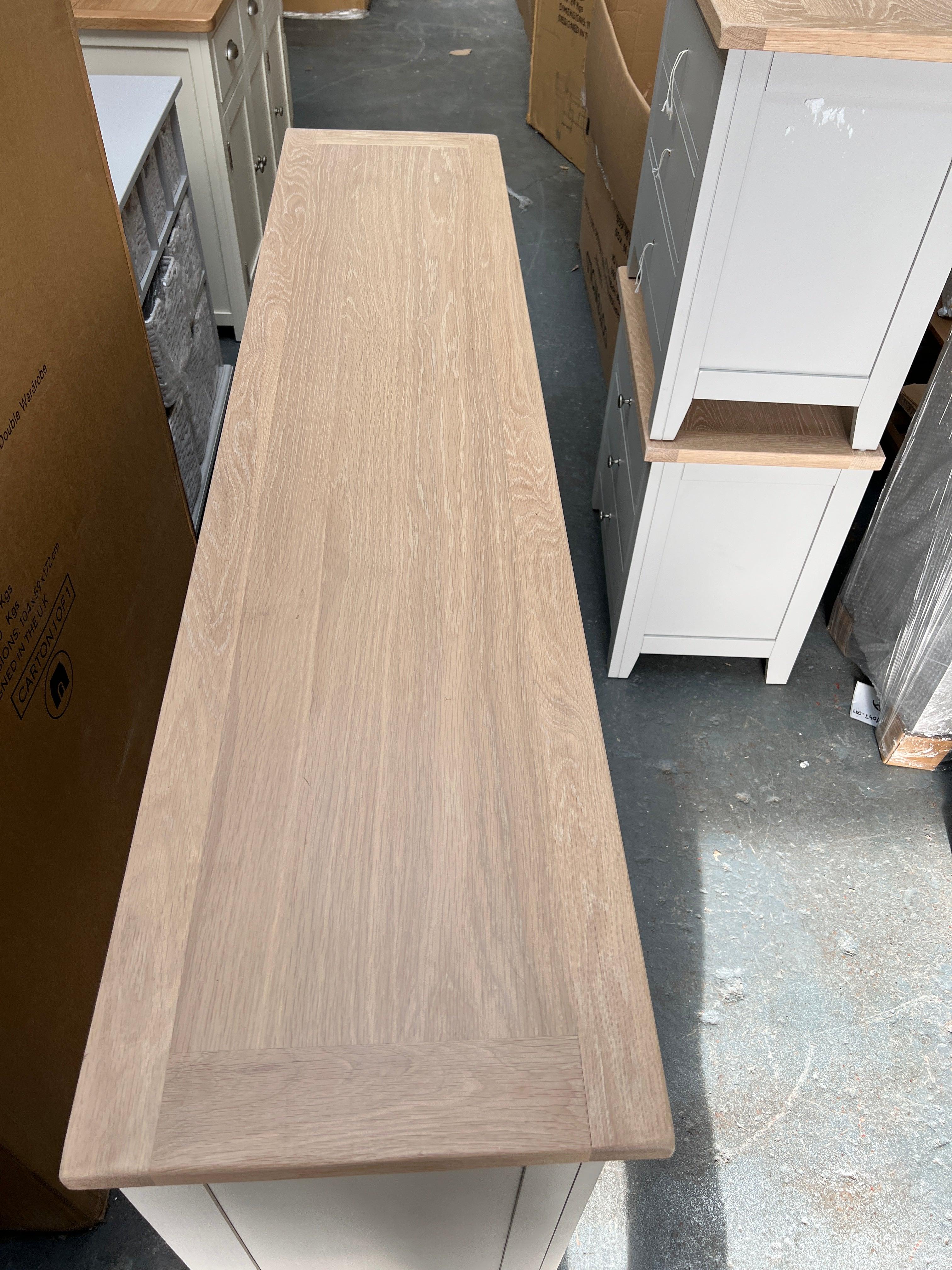 Chester Stone Extra Large Sideboard Quality Furniture Clearance Ltd