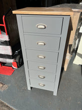 Load image into Gallery viewer, Storm Grey 6 Drawer Tall Chest. furniture delivered 
