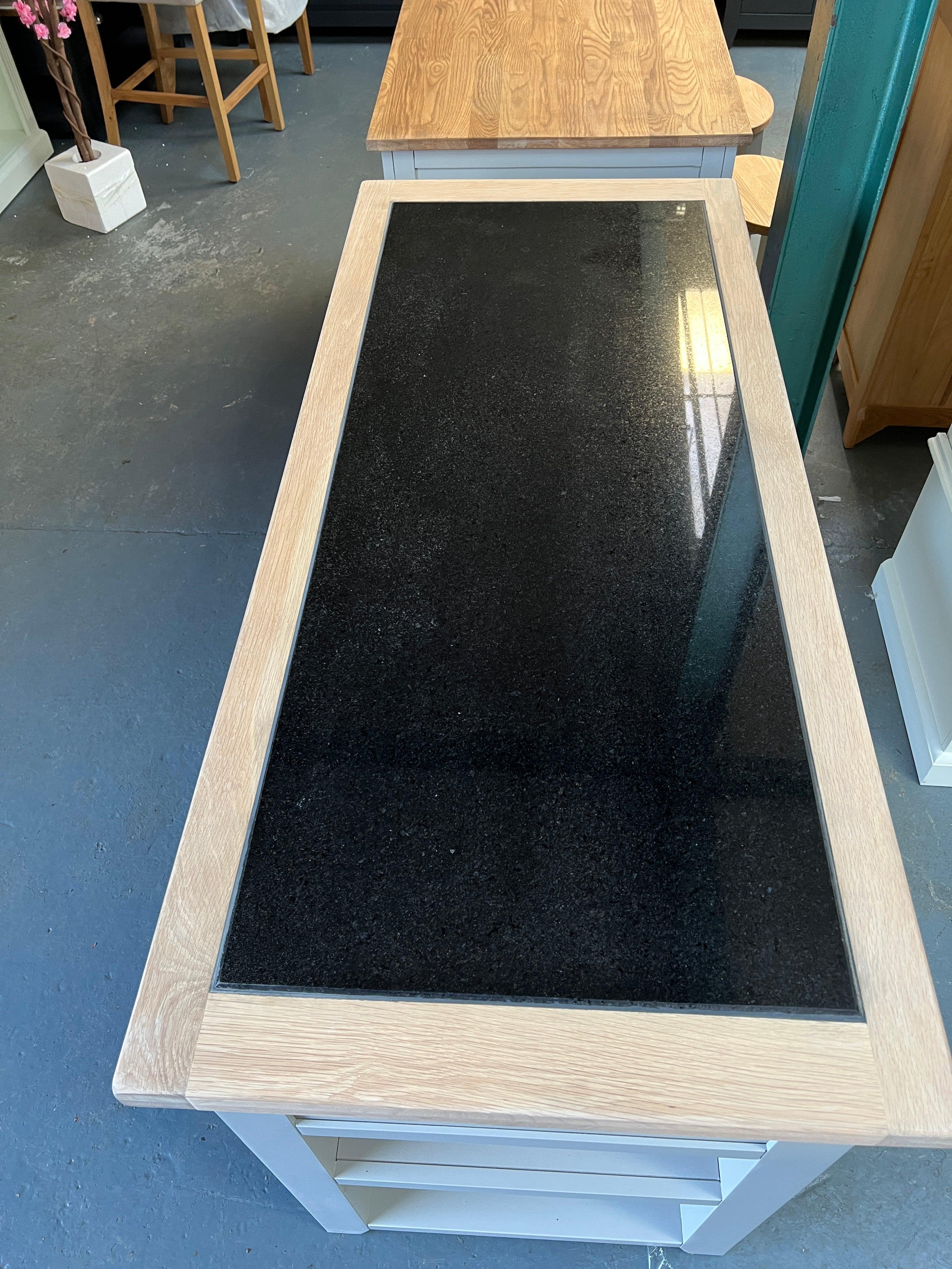 Dove Grey Kitchen Island furniture delivered 