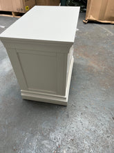 Load image into Gallery viewer, set of 2 Chantilly Warm White Large 2 Drawer Bedside Quality Furniture Clearance Ltd

