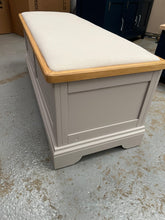 Load image into Gallery viewer, Malvern Mink Wide Ottoman Storage furniture delivered 

