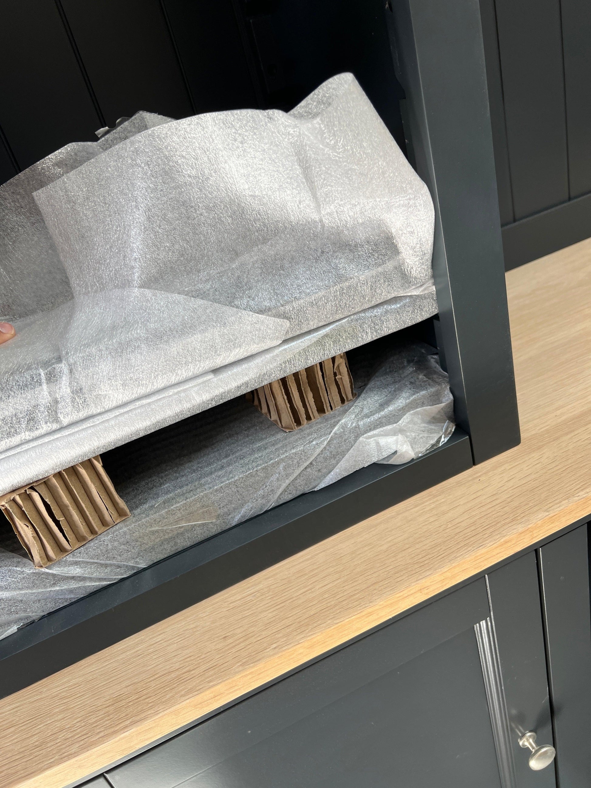 Ellwood Charcoal Extra Large TV and Media Unit Quality Furniture Clearance Ltd