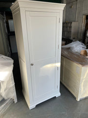Chantilly Warm White Single Wardrobe Quality Furniture Clearance Ltd