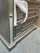Load image into Gallery viewer, Vida Living Ophelia Silver &amp; Mirrored Tall Chest Quality Furniture Clearance Ltd
